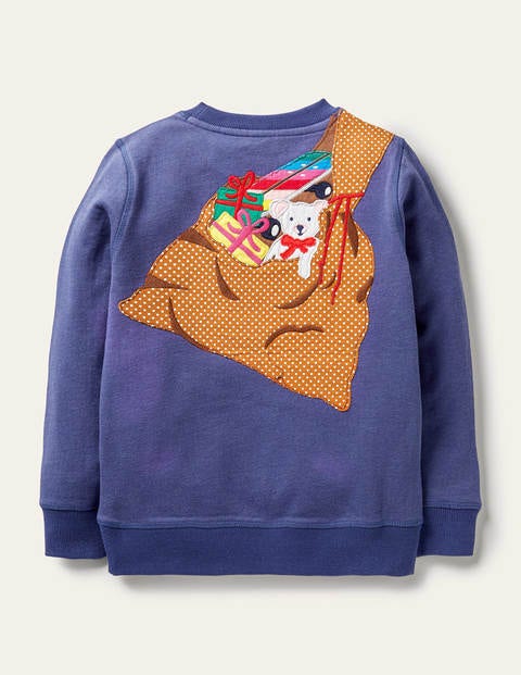 Front & Back Sweatshirt - Navy Father Christmas Front & Back Sweatshirt - Navy Father Christmas