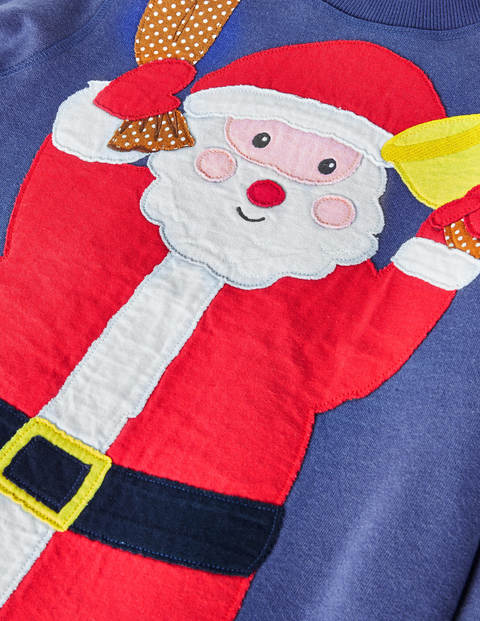 Front & Back Sweatshirt - Navy Father Christmas Front & Back Sweatshirt - Navy Father Christmas