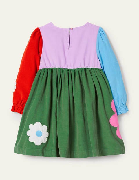 Cord Appliqué Dress - Cool Violet Purple Cord Appliqué Dress - Cool Violet Purple