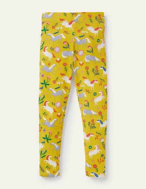 Fröhliche Leggings - Maisgelb, Ponys Fröhliche Leggings - Maisgelb, Ponys