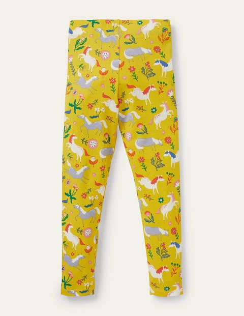 Fröhliche Leggings - Maisgelb, Ponys Fröhliche Leggings - Maisgelb, Ponys