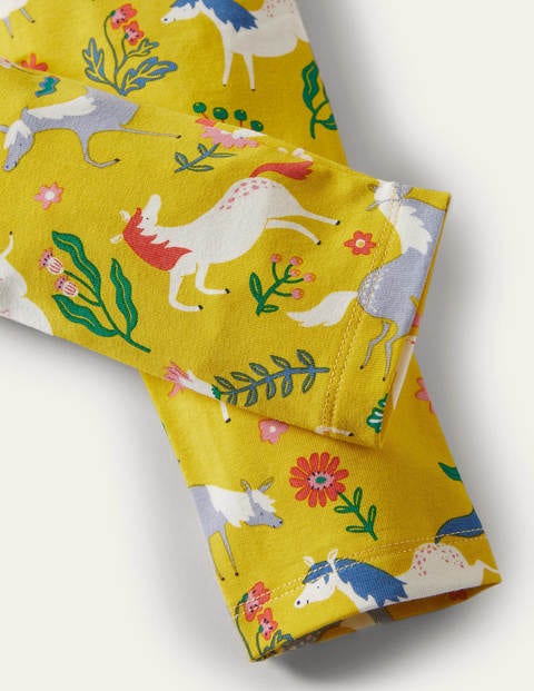 Fröhliche Leggings - Maisgelb, Ponys Fröhliche Leggings - Maisgelb, Ponys
