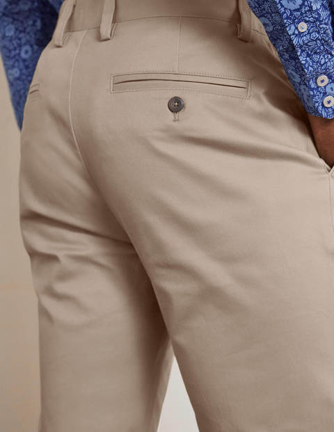 Klassische Chinos mit geradem Bein - Malzbraun Klassische Chinos mit geradem Bein - Malzbraun