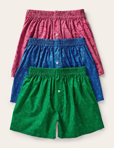 3 Pack Woven Boxers - Tonal Floral Pack 3 Pack Woven Boxers - Tonal Floral Pack