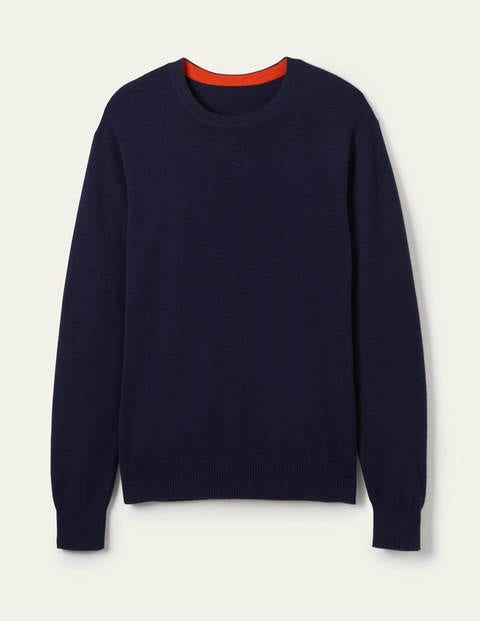 Cashmere Crew Neck - Navy Cashmere Crew Neck - Navy