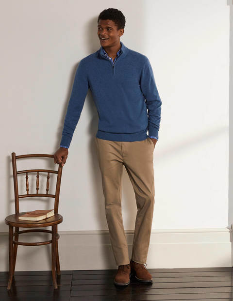 Cashmere Half-Zip - Blue Ribbon Cashmere Half-Zip - Blue Ribbon