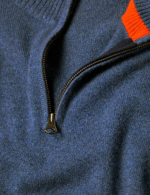 Cashmere Half-Zip - Blue Ribbon Cashmere Half-Zip - Blue Ribbon