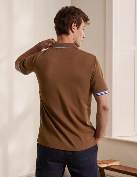 Piqué-Poloshirt - Kakaobraun Piqué-Poloshirt - Kakaobraun