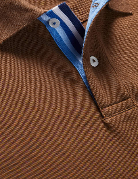 Piqué-Poloshirt - Kakaobraun Piqué-Poloshirt - Kakaobraun