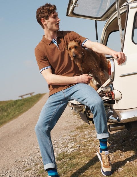 Piqué-Poloshirt - Kakaobraun Piqué-Poloshirt - Kakaobraun