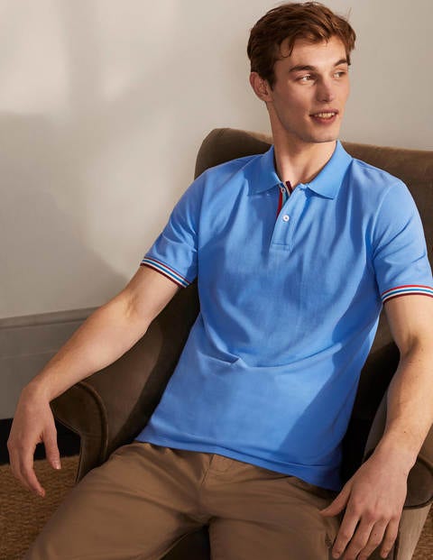 Piqué Polo - Coastal Blue Piqué Polo - Coastal Blue