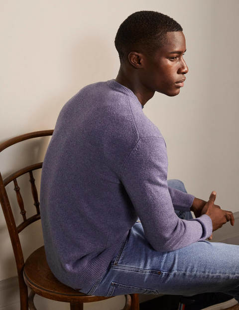 Lambswool Blend V-neck - Heather Melange Lambswool Blend V-neck - Heather Melange