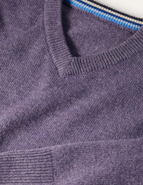 Lambswool Blend V-neck - Heather Melange Lambswool Blend V-neck - Heather Melange