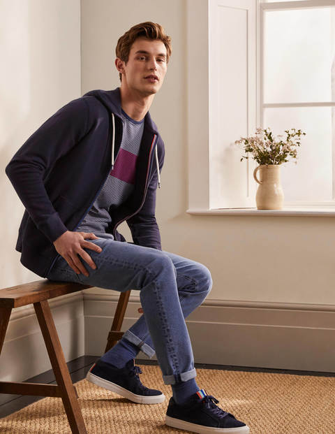 Irvine Zip-Up Hoodie - Navy Irvine Zip-Up Hoodie - Navy