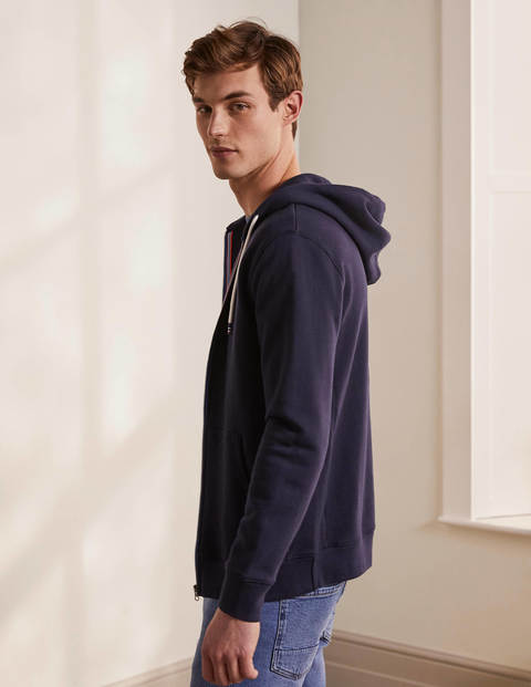 Irvine Zip-Up Hoodie - Navy Irvine Zip-Up Hoodie - Navy