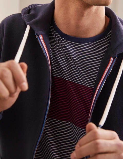 Irvine Zip-Up Hoodie - Navy Irvine Zip-Up Hoodie - Navy