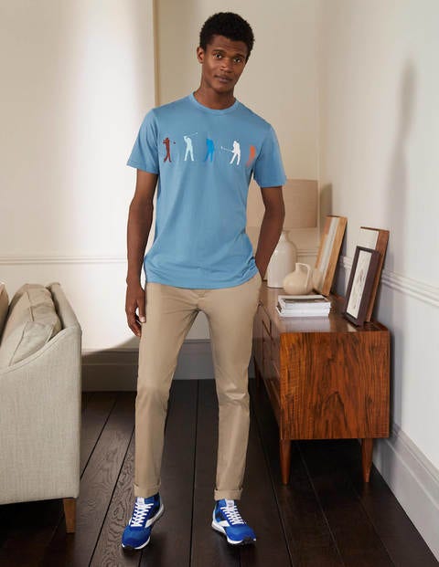 Kingston T-Shirt - Mittelblau, Golf Kingston T-Shirt - Mittelblau, Golf