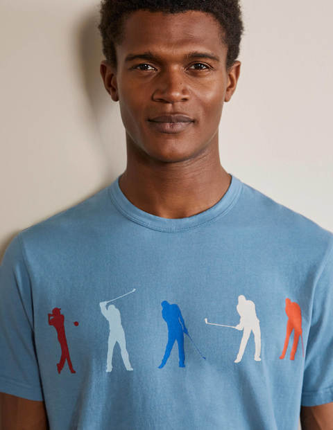 Kingston T-Shirt - Mittelblau, Golf Kingston T-Shirt - Mittelblau, Golf