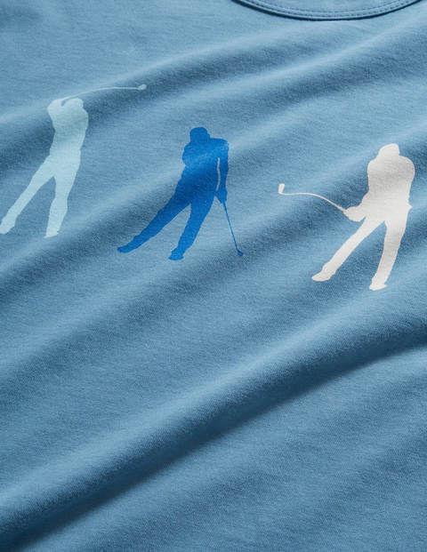 Kingston T-Shirt - Mittelblau, Golf Kingston T-Shirt - Mittelblau, Golf