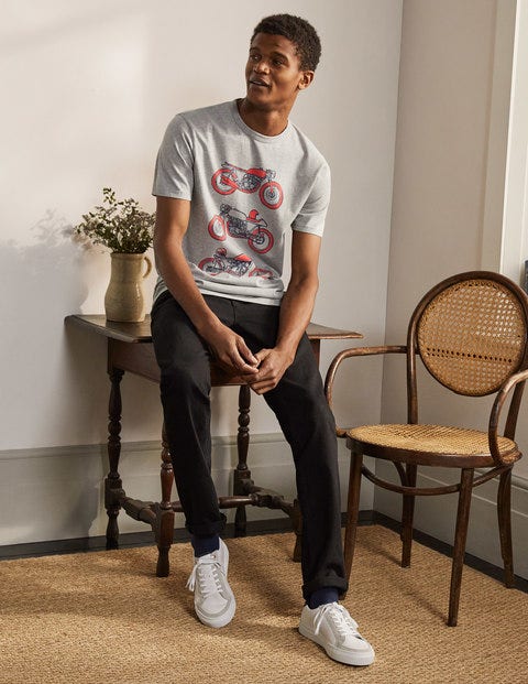 Kingston T-shirt - Grey Marl Motorbikes Kingston T-shirt - Grey Marl Motorbikes