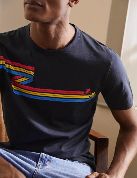 Kingston T-shirt - Navy Racing Bikes Kingston T-shirt - Navy Racing Bikes