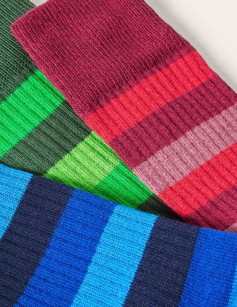 Gemütliche Wochenendsocken - Rugby-Farben/Bunt, Gestreift Gemütliche Wochenendsocken - Rugby-Farben/Bunt, Gestreift