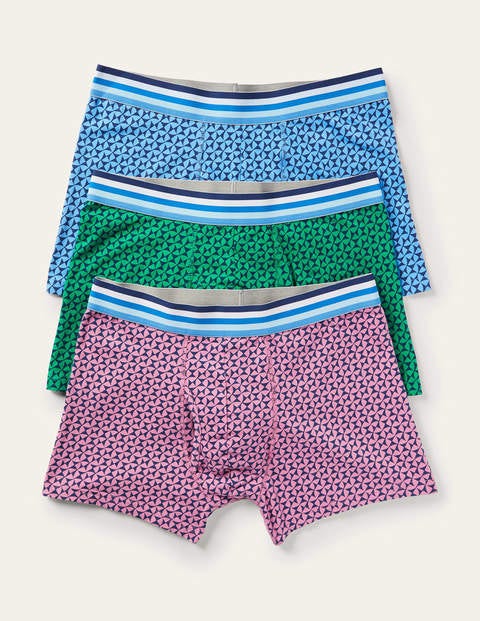 3 Pack Jersey Boxers - Geo Mixed Pack