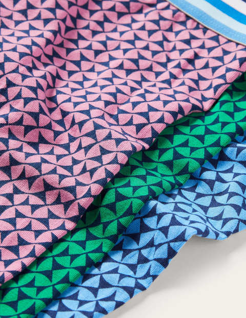 3 Pack Jersey Boxers - Geo Mixed Pack 3 Pack Jersey Boxers - Geo Mixed Pack