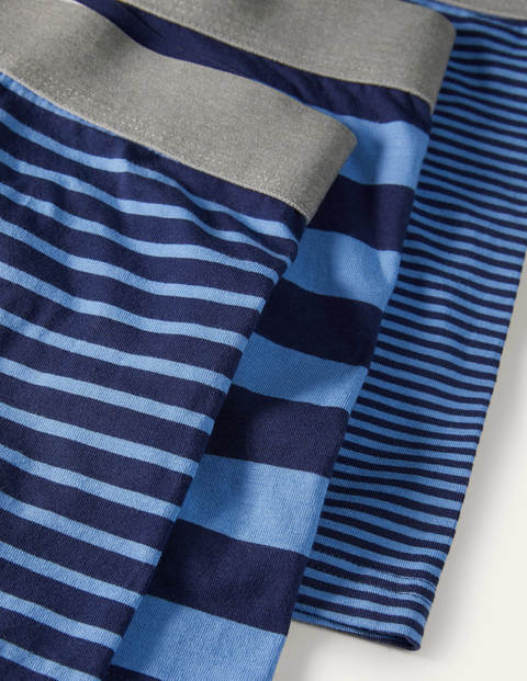 3 Pack Jersey Boxers - Blues Stripe Pack 3 Pack Jersey Boxers - Blues Stripe Pack