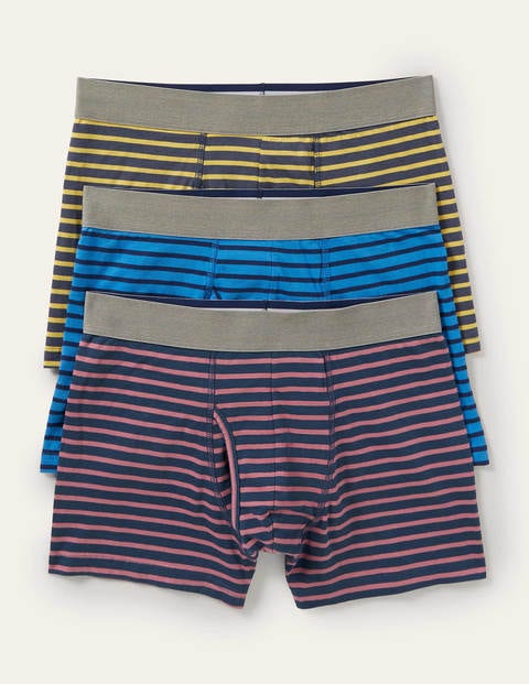 3 Pack Jersey Boxers - Mixed Stripe Pack