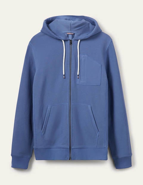 Winsford Twill Zip-up Hoodie - Inky Blue Winsford Twill Zip-up Hoodie - Inky Blue