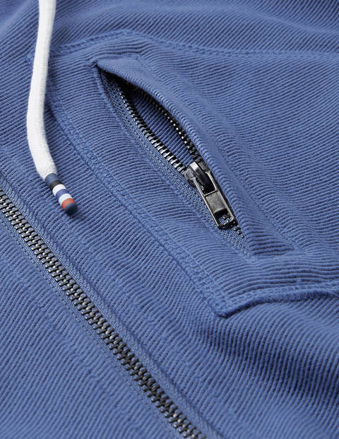Winsford Twill Zip-up Hoodie - Inky Blue Winsford Twill Zip-up Hoodie - Inky Blue