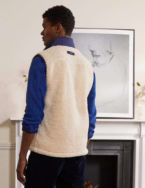 Sherpa Vest - Ecru Sherpa Vest - Ecru