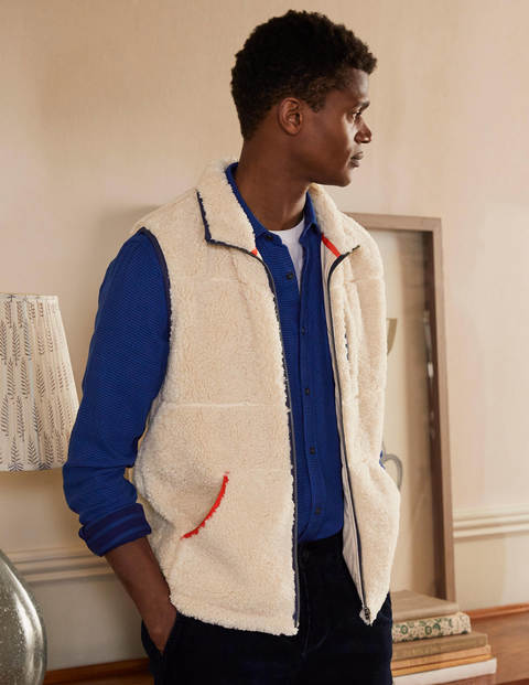 Sherpa Vest - Ecru Sherpa Vest - Ecru