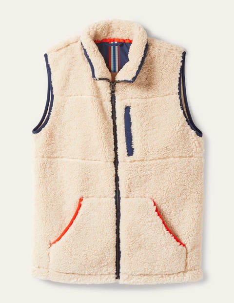 Sherpa Vest - Ecru Sherpa Vest - Ecru
