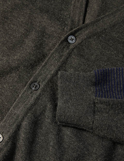 Merino Blend Cardigan - Graphite Melange Merino Blend Cardigan - Graphite Melange