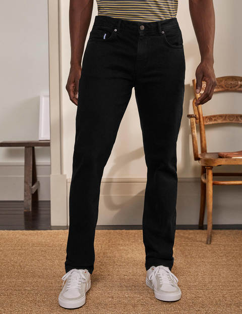 Straight Leg Jeans - Black Straight Leg Jeans - Black
