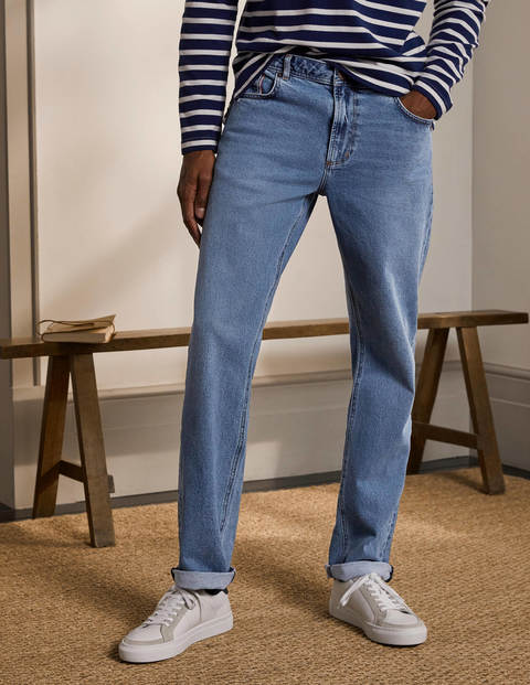 Straight Leg Jeans - Light Rinse Straight Leg Jeans - Light Rinse
