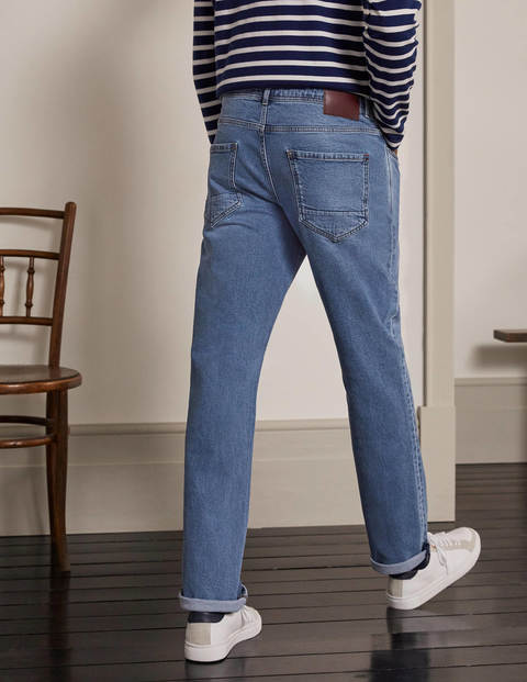 Straight Leg Jeans - Light Rinse Straight Leg Jeans - Light Rinse