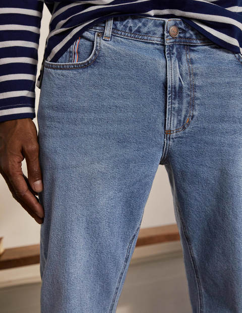 Straight Leg Jeans - Light Rinse Straight Leg Jeans - Light Rinse