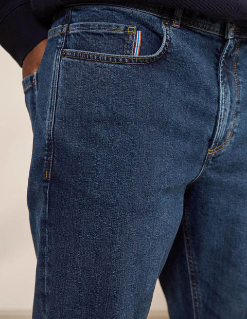 Straight Leg Jeans - Mid Rinse Straight Leg Jeans - Mid Rinse