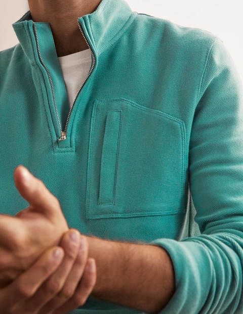 Winsford Twill Half-Zip - Quail Egg Winsford Twill Half-Zip - Quail Egg