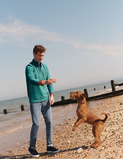 Winsford Twill Half-Zip - Quail Egg Winsford Twill Half-Zip - Quail Egg