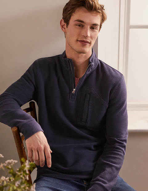 Winsford Twill Half-Zip - Navy Winsford Twill Half-Zip - Navy