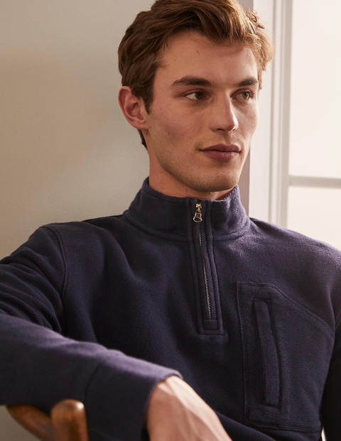 Winsford Twill Half-Zip - Navy Winsford Twill Half-Zip - Navy