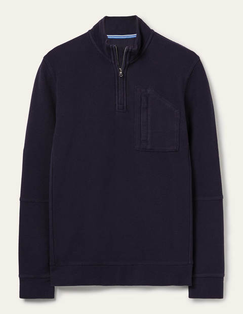 Winsford Twill Half-Zip - Navy Winsford Twill Half-Zip - Navy