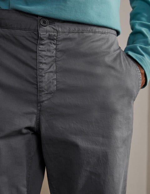Elasticated Chino Trousers - London Grey Elasticated Chino Trousers - London Grey