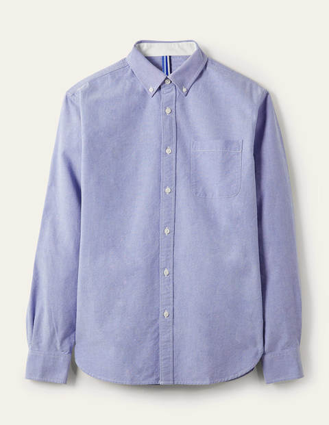 Schmal geschnittenes Oxford-Hemd - Blau Schmal geschnittenes Oxford-Hemd - Blau