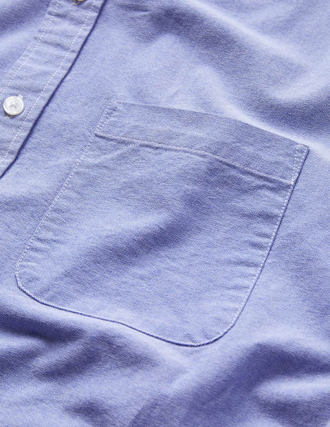 Schmal geschnittenes Oxford-Hemd - Blau Schmal geschnittenes Oxford-Hemd - Blau