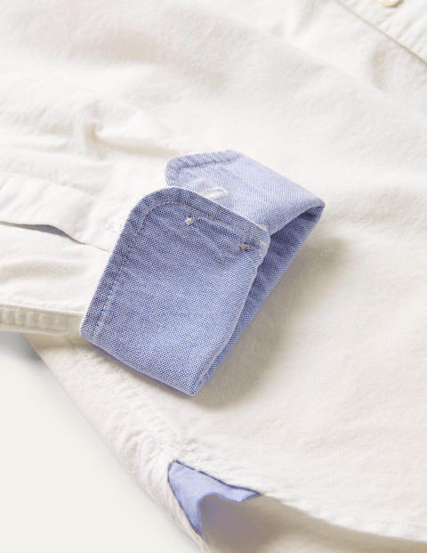 Slim Fit Oxford Shirt - White Slim Fit Oxford Shirt - White